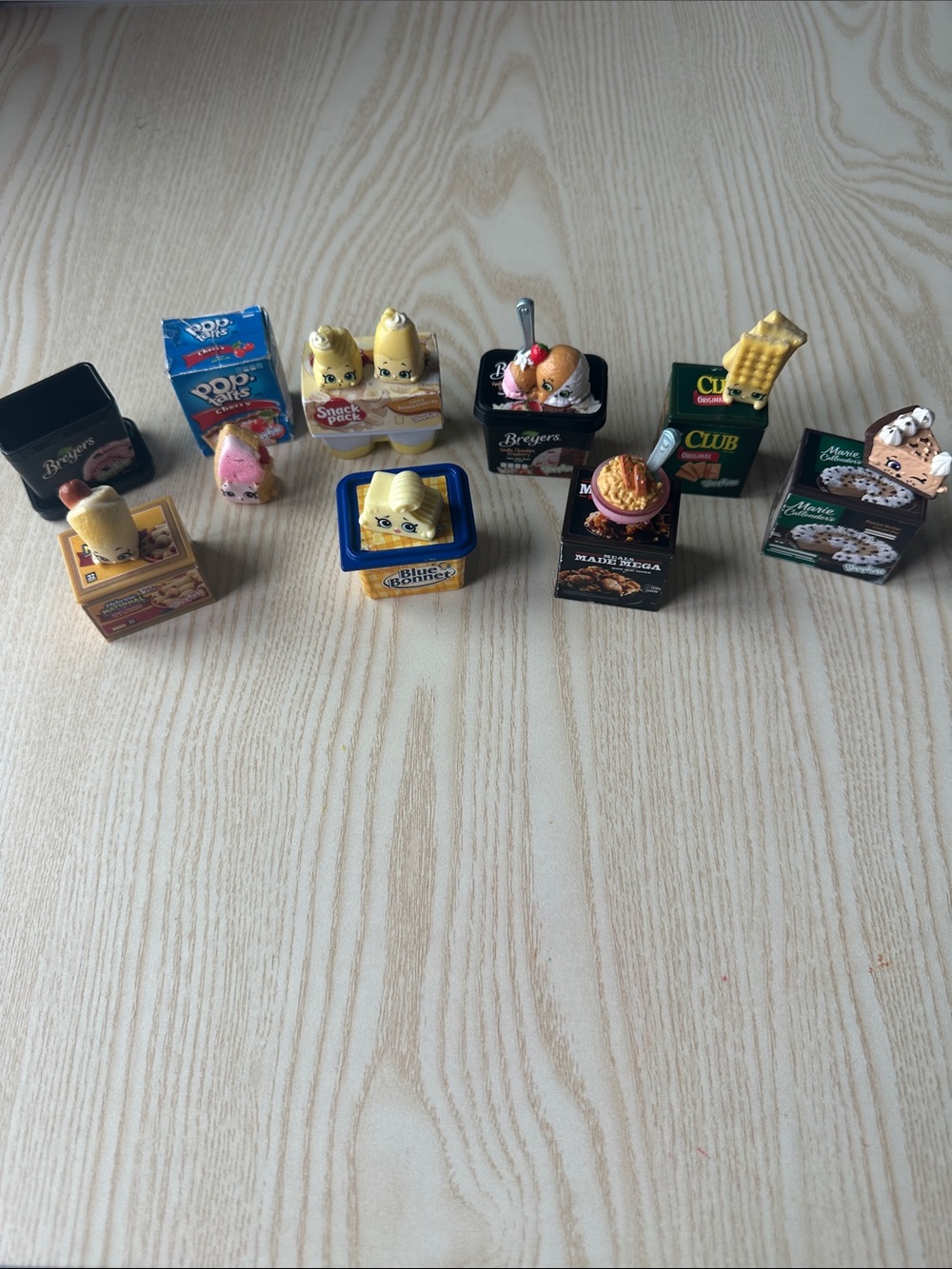 Shopkins Mini Food Toy Set lot real littles moose toys 9